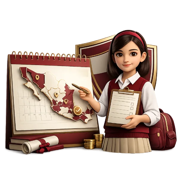 Calendario de Incorporación por Estados para Primaria 2026