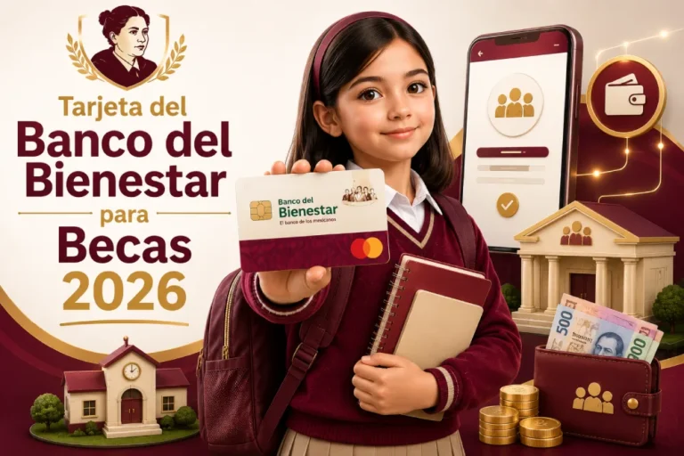 Tarjeta del Banco del Bienestar para Becas 2026